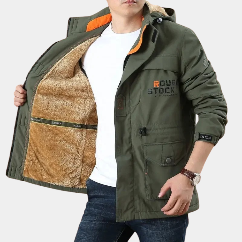 Damond - Casaco Cargo de Verão Masculino, Leve e Arejado