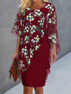 Lyanna | Vestido Floral de Chiffon Feminino