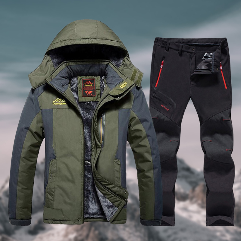 Aiden | Conjunto Impermeável de Inverno para Aventuras ao Ar Livre e Conforto
