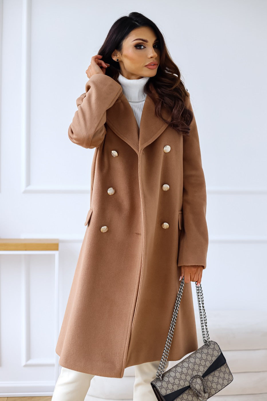 Casaco Elegante Duplo para Mulheres