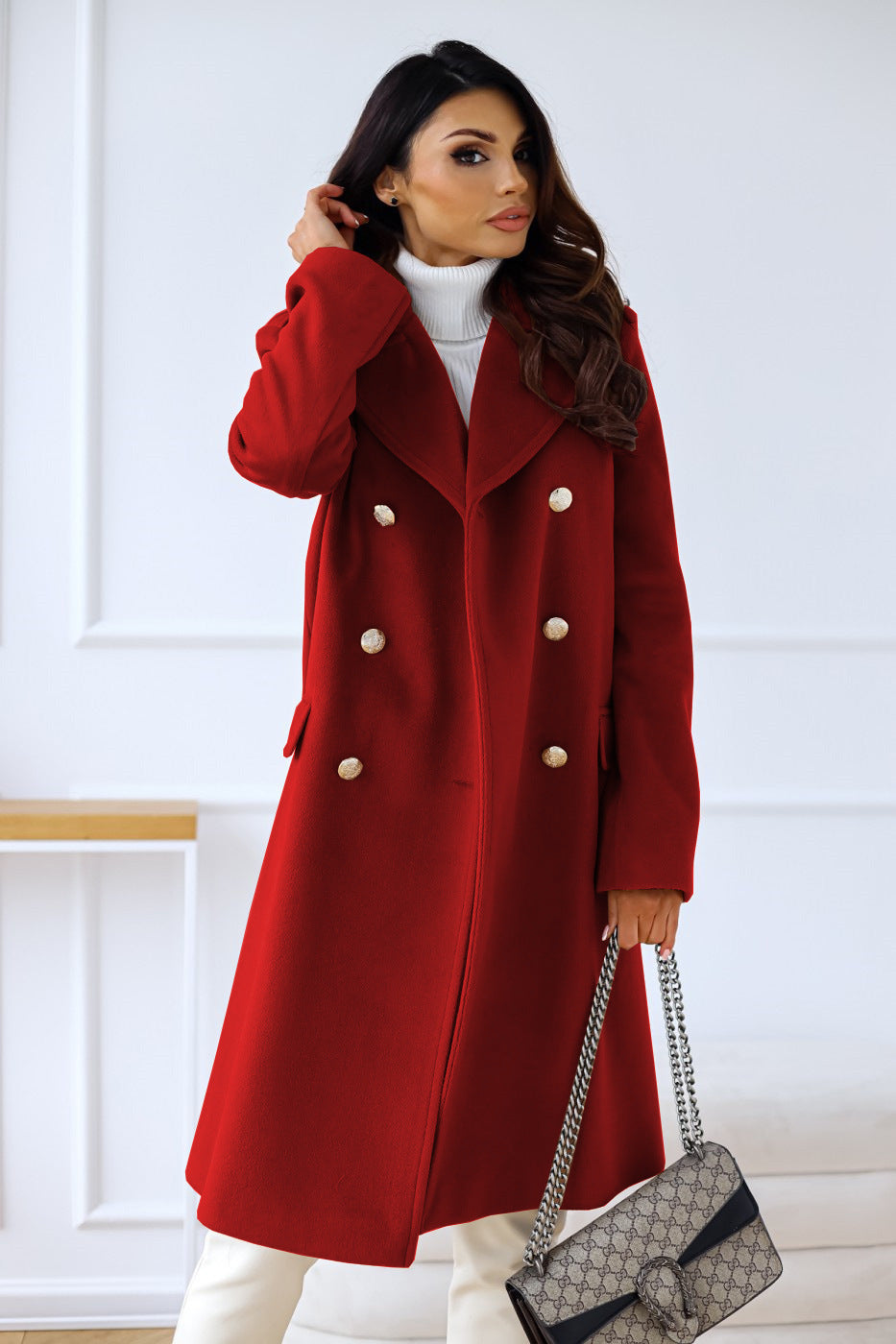 Casaco Elegante Duplo para Mulheres