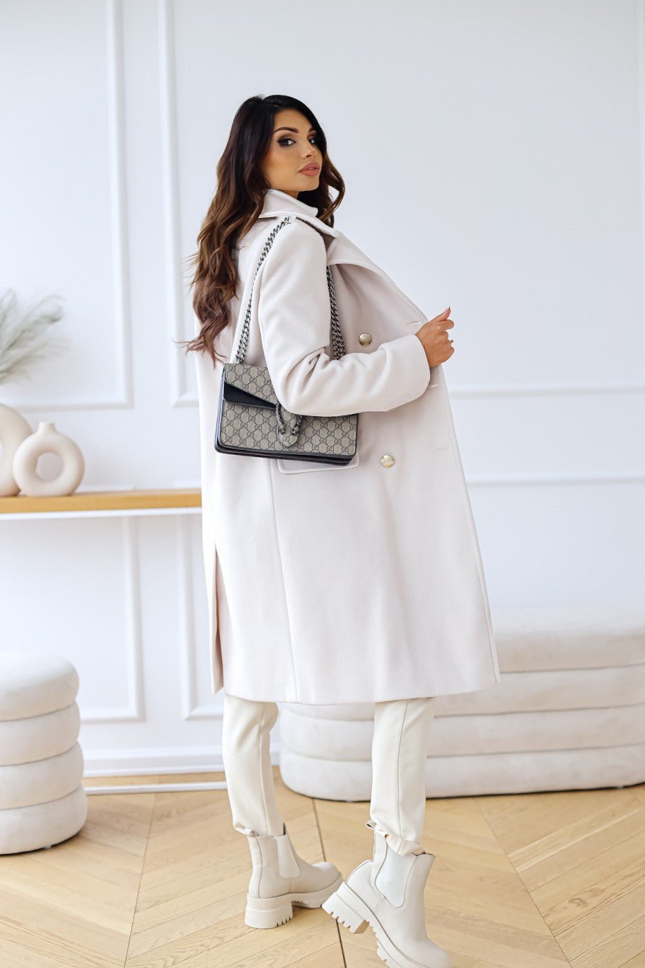 Casaco Elegante Duplo para Mulheres