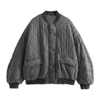 Casaco Bomber Casual Feminino com Almofadas