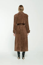 Trench Coat de Camurça Premium Valeria