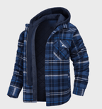 STENLEY - Casaco Masculino de Inverno com Estampa de Xadrez Robust