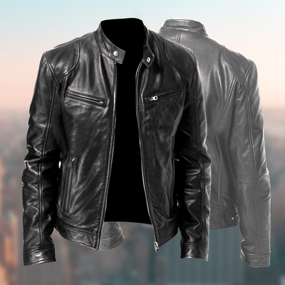 JACK - Jaqueta de Couro Autêntico Masculina