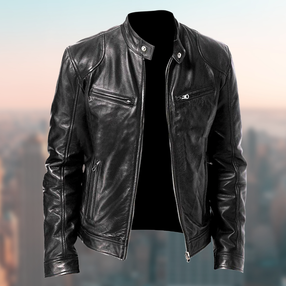 JACK - Jaqueta de Couro Autêntico Masculina