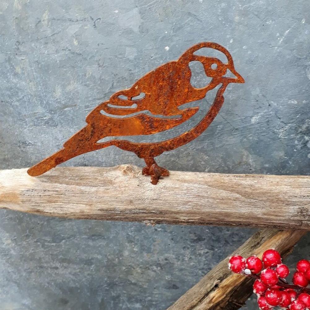 Estiloso Pássaro Metálico - Toque Elegante para a Sua Decoração