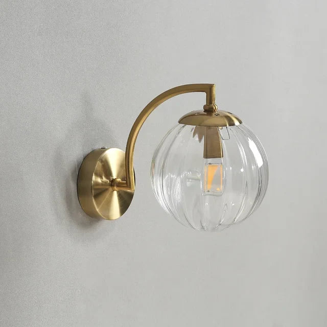 Applique de Parede Luxuoso em Vidro - CrystalGlow