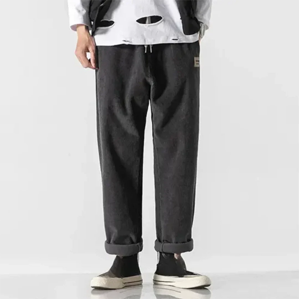 Mylona | Estilosas Calças de Jogging Masculinas | Corte Largura