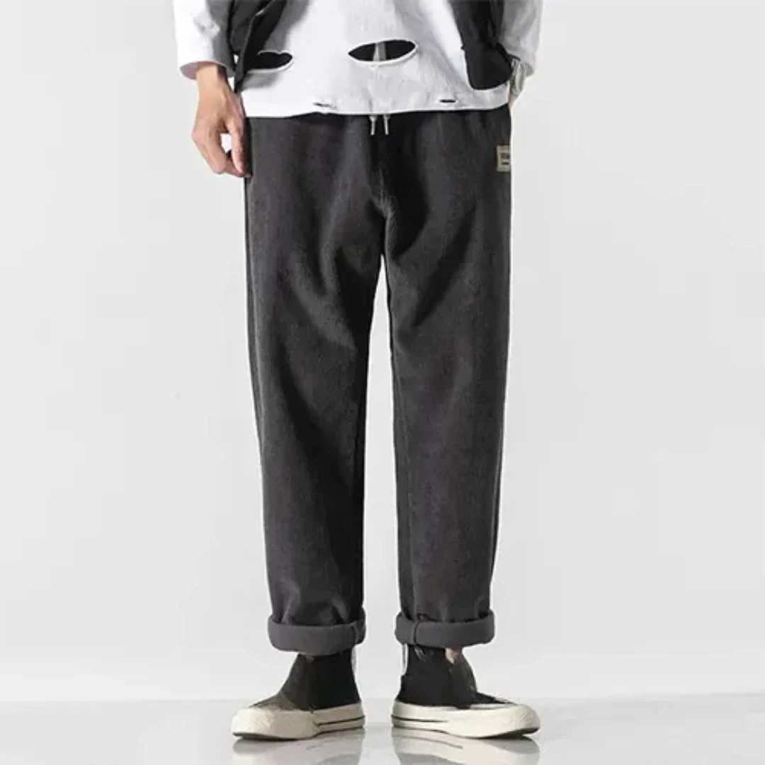 Mylona | Estilosas Calças de Jogging Masculinas | Corte Largura