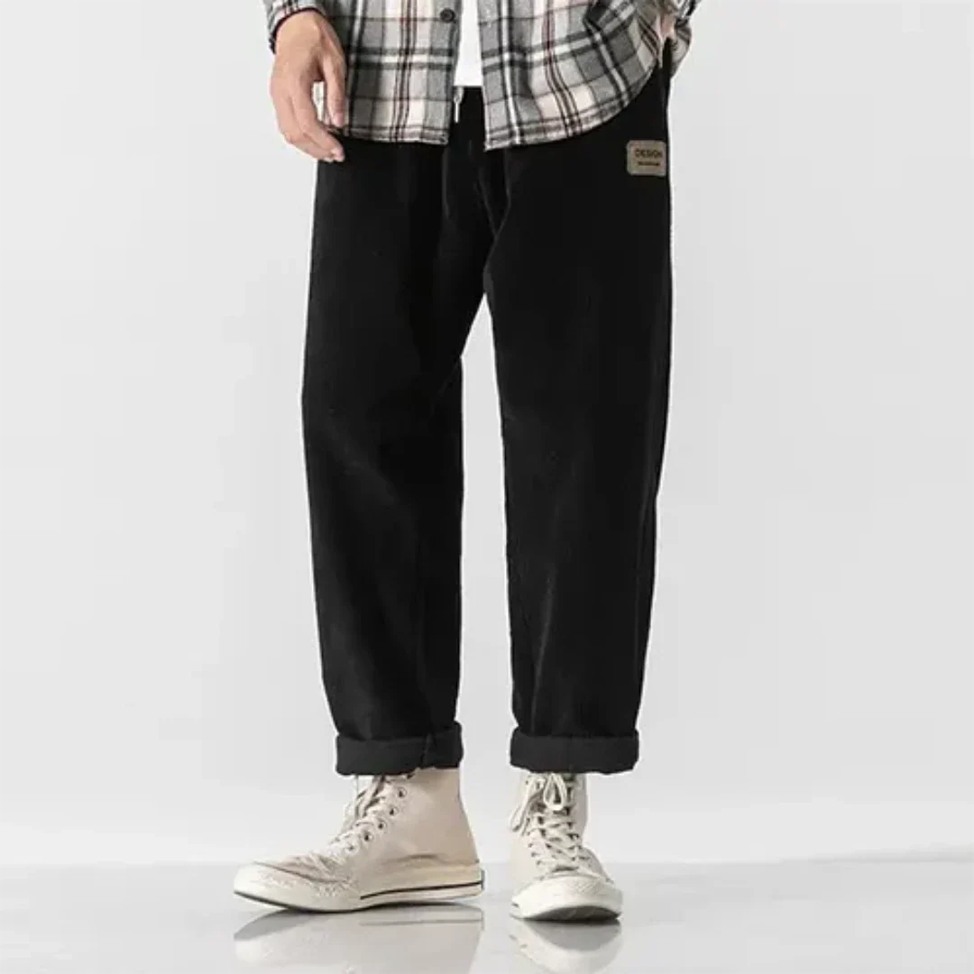 Mylona | Estilosas Calças de Jogging Masculinas | Corte Largura