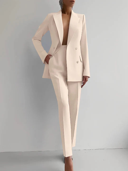 Lucasa | Conjunto Moderno de Duas Peças Feminino para o Trabalho