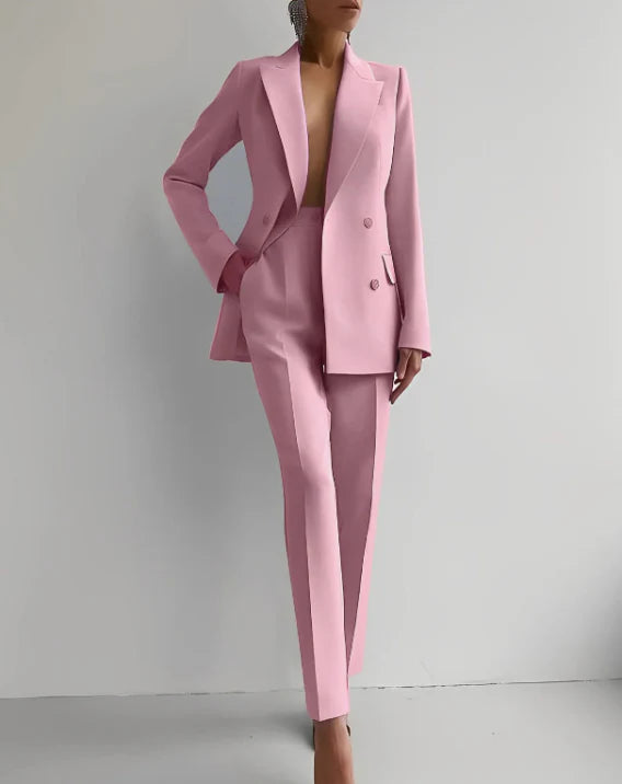 Lucasa | Conjunto Moderno de Duas Peças Feminino para o Trabalho