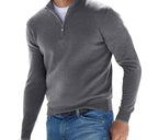 LIVAA - Pullover Masculino com Zíper Frontal