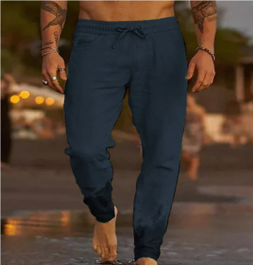 Calças Casuais Masculinas com Corda | Super Confortáveis