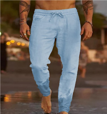 Calças Casuais Masculinas com Corda | Super Confortáveis