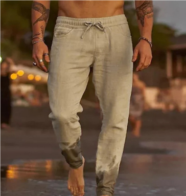 Calças Casuais Masculinas com Corda | Super Confortáveis