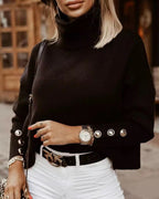 MitzisShirt | Camisola de Gola Alta Feminina