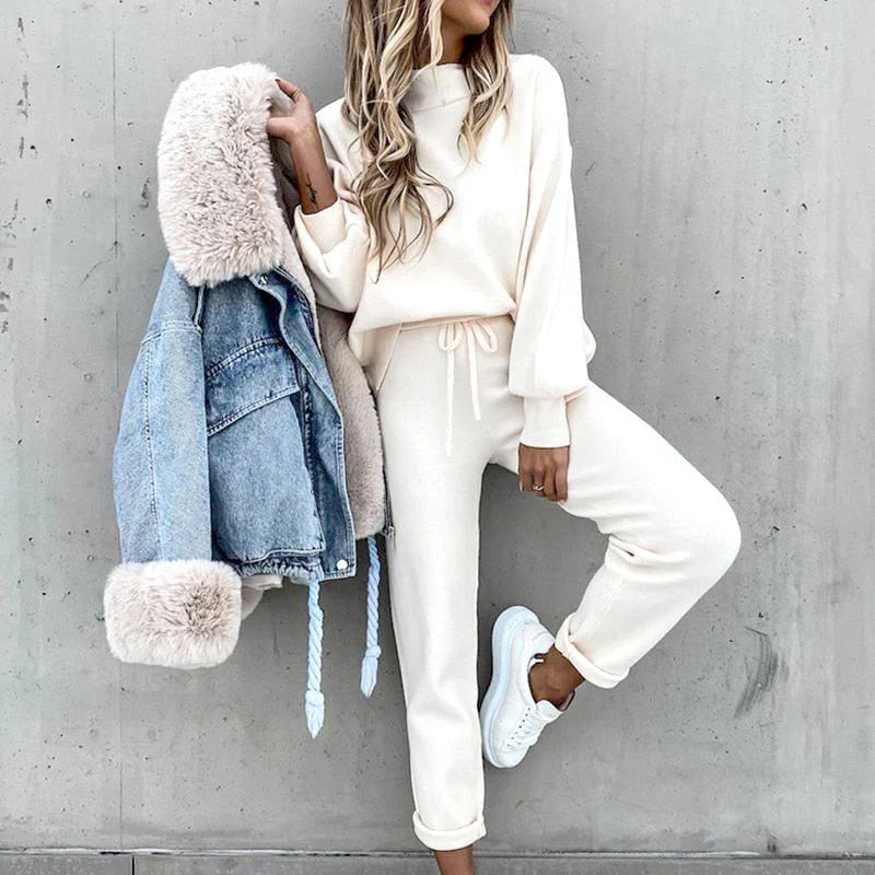 Iris | Conjunto Confortável de Pullover e Calças