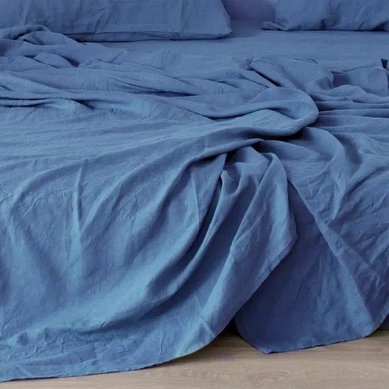 Aurenith - Conjunto de Cama em Linho Leve e Arejável