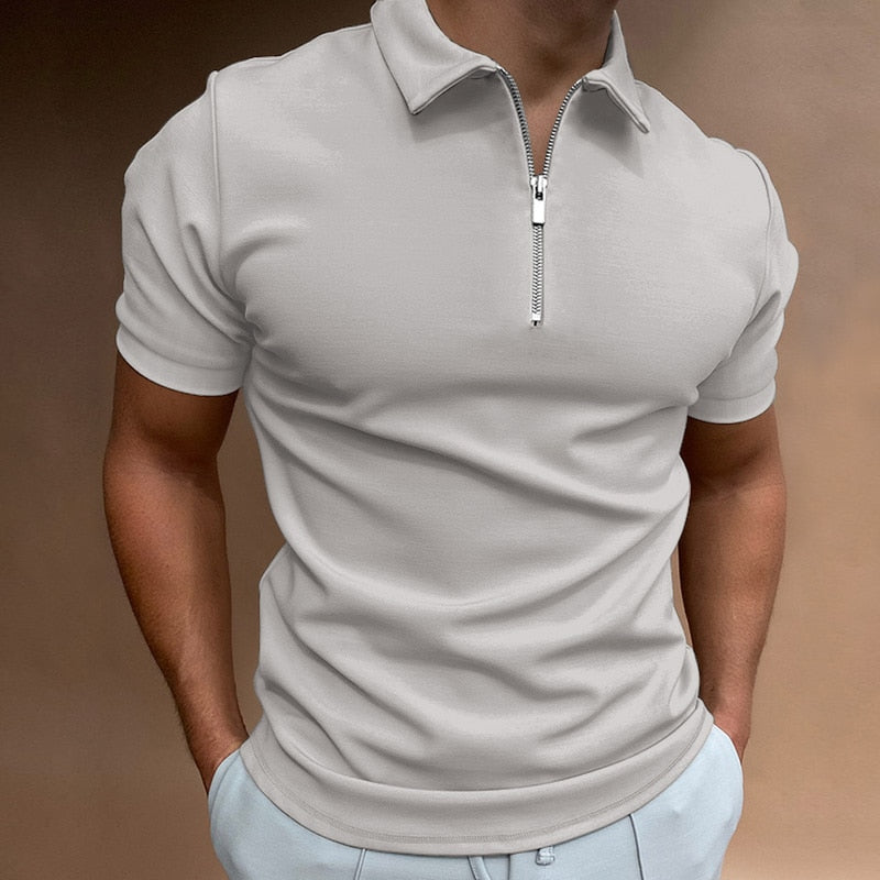Giulio | Camisa Polo Masculina com Zíper