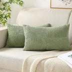 Almofada de Corduroy Elegante para Ambientes Internos