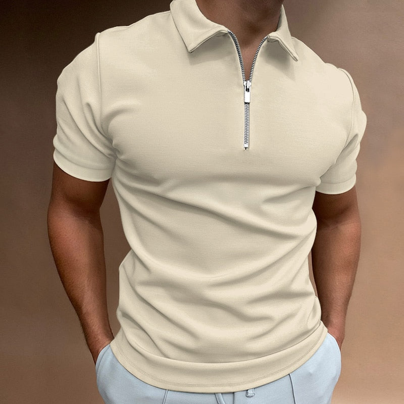 Giulio | Camisa Polo Masculina com Zíper