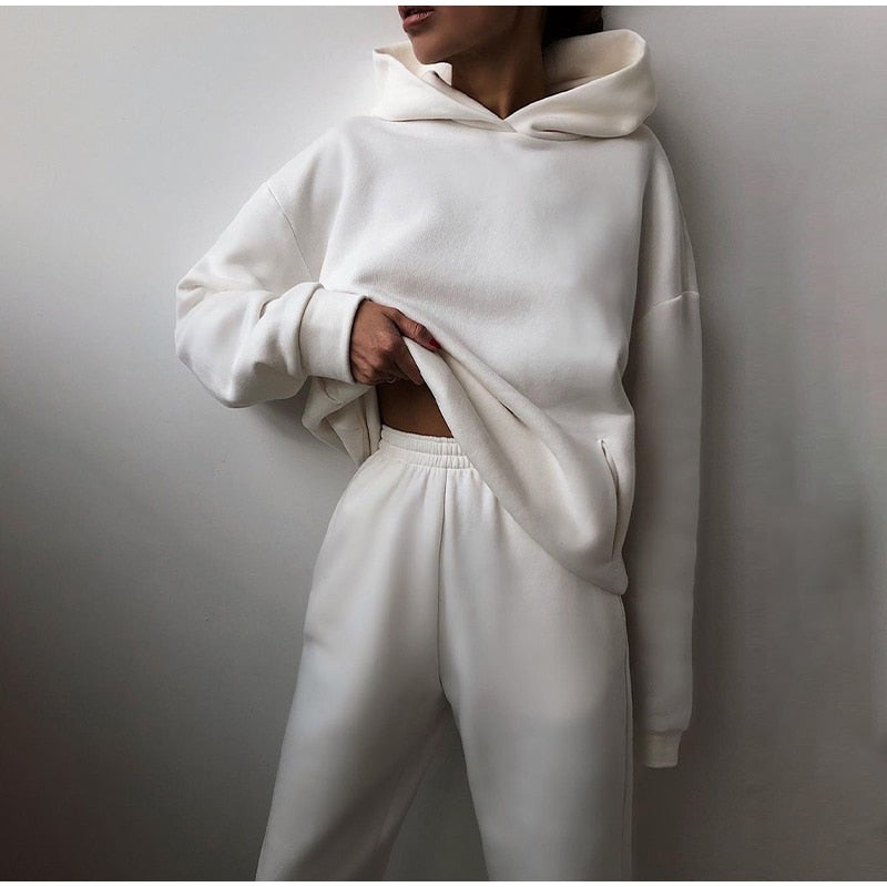 Conjunto de Moletom Feminino – Toque Confortável e Suave