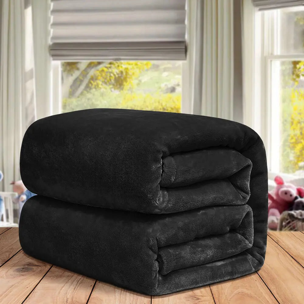 Manta de Fleece Macia para Noites Aconchegantes