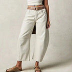Hannel | Calças Jeans Femininas de Corte Amplo