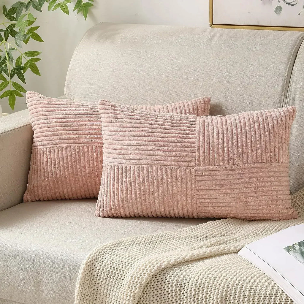 Almofada de Corduroy Elegante para Ambientes Internos