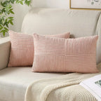 Almofada de Corduroy Elegante para Ambientes Internos