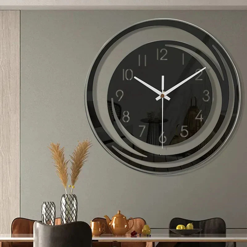 Relógio de Parede Minimalista com Estilo Moderno