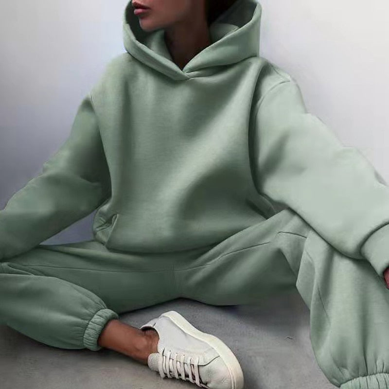Conjunto de Moletom Feminino – Toque Confortável e Suave