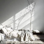 Aurenith - Conjunto de Cama em Linho Leve e Arejável