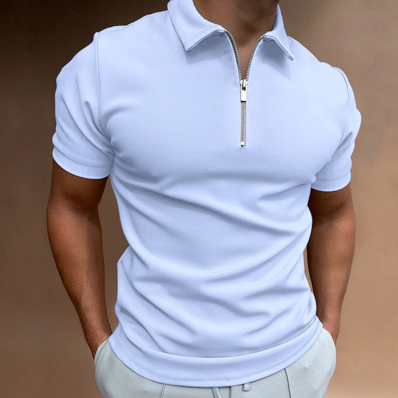 Giulio | Camisa Polo Masculina com Zíper