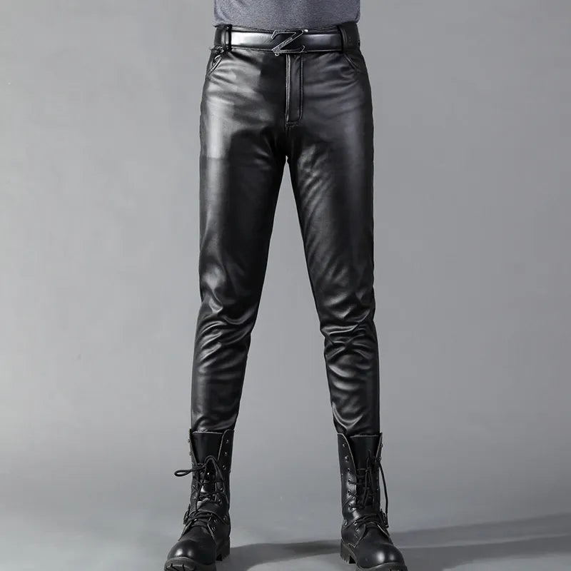 Marlenar | Calças Masculinas em Stretch | Preto