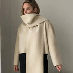 Casaco Oversized de Lã Elara - Luxo e Conforto