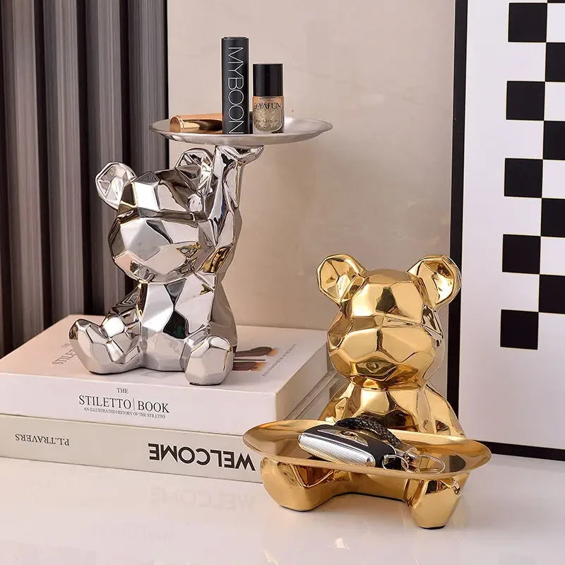Urso Geométrico - Solução Elegante para Organização e Armazenamento