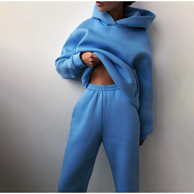 Conjunto de Moletom Feminino – Toque Confortável e Suave