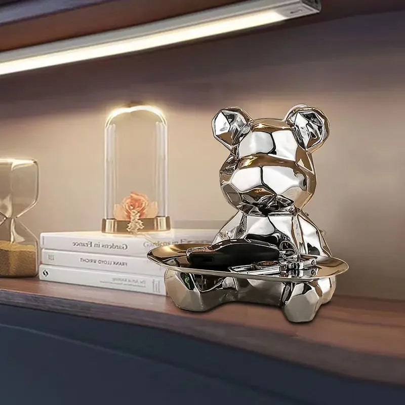 Urso Geométrico - Solução Elegante para Organização e Armazenamento