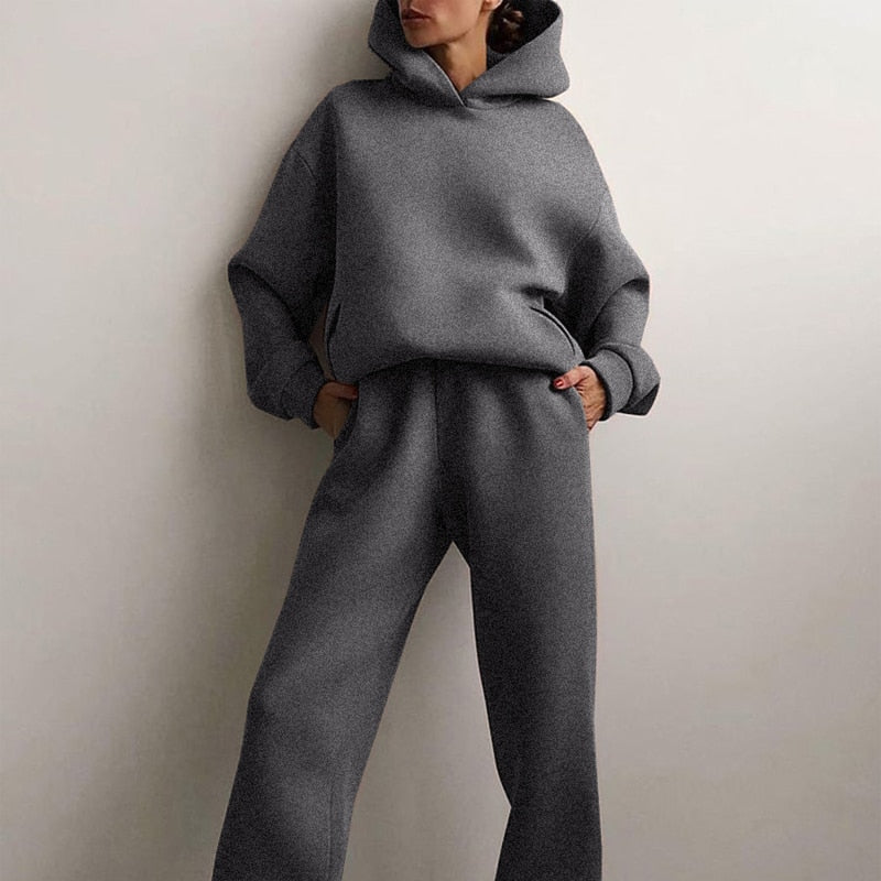 Conjunto de Moletom Feminino – Toque Confortável e Suave