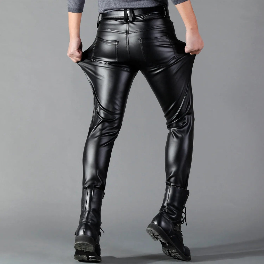 Marlenar | Calças Masculinas em Stretch | Preto