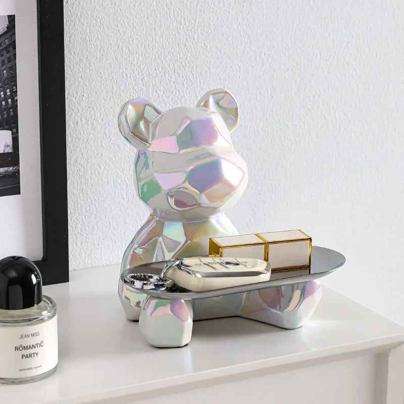 Urso Geométrico - Solução Elegante para Organização e Armazenamento