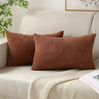 Almofada de Corduroy Elegante para Ambientes Internos