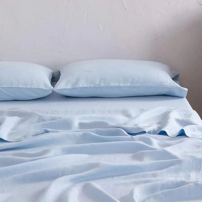 Aurenith - Conjunto de Cama em Linho Leve e Arejável