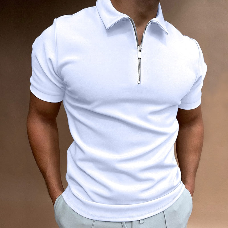 Giulio | Camisa Polo Masculina com Zíper