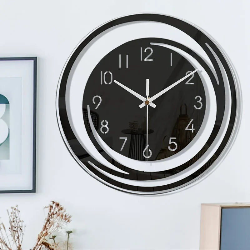 Relógio de Parede Minimalista com Estilo Moderno