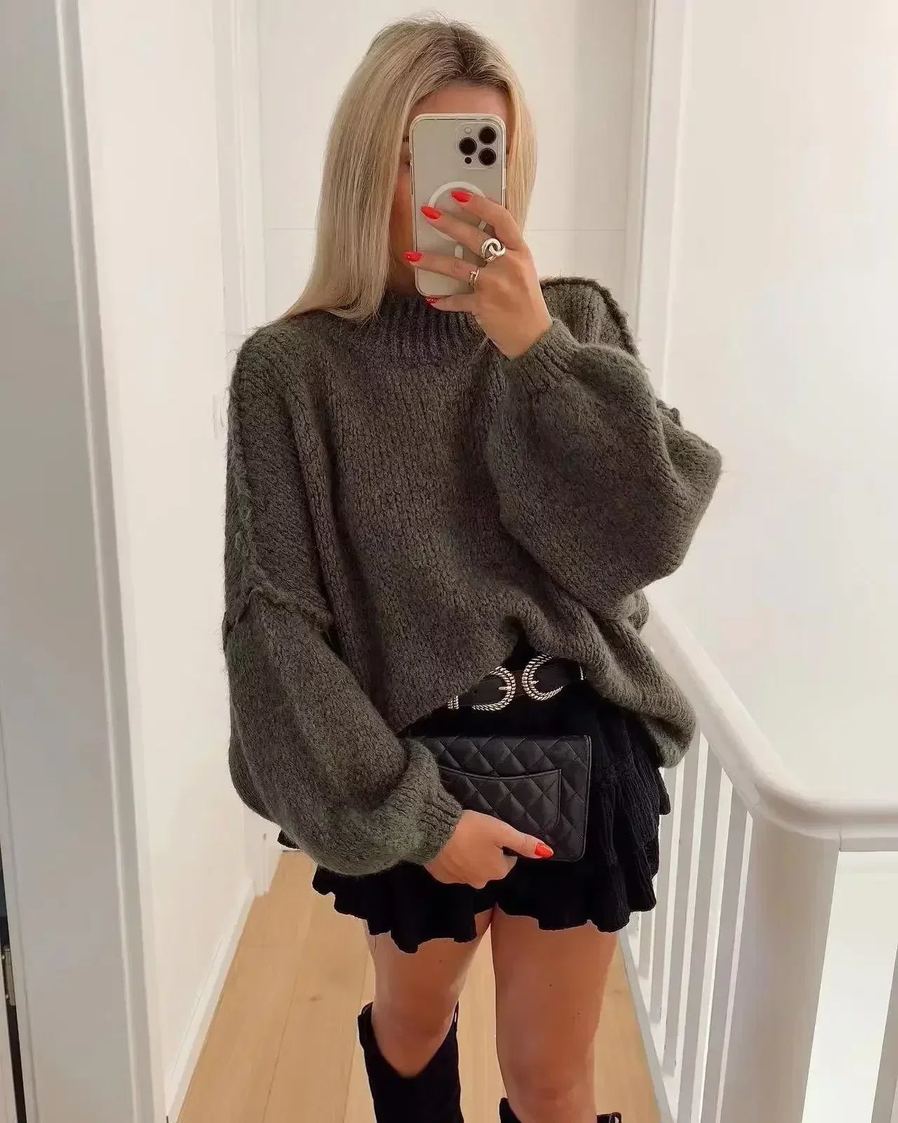 Suéter Oversized Confortável para Mulheres - Ideal para o Inverno